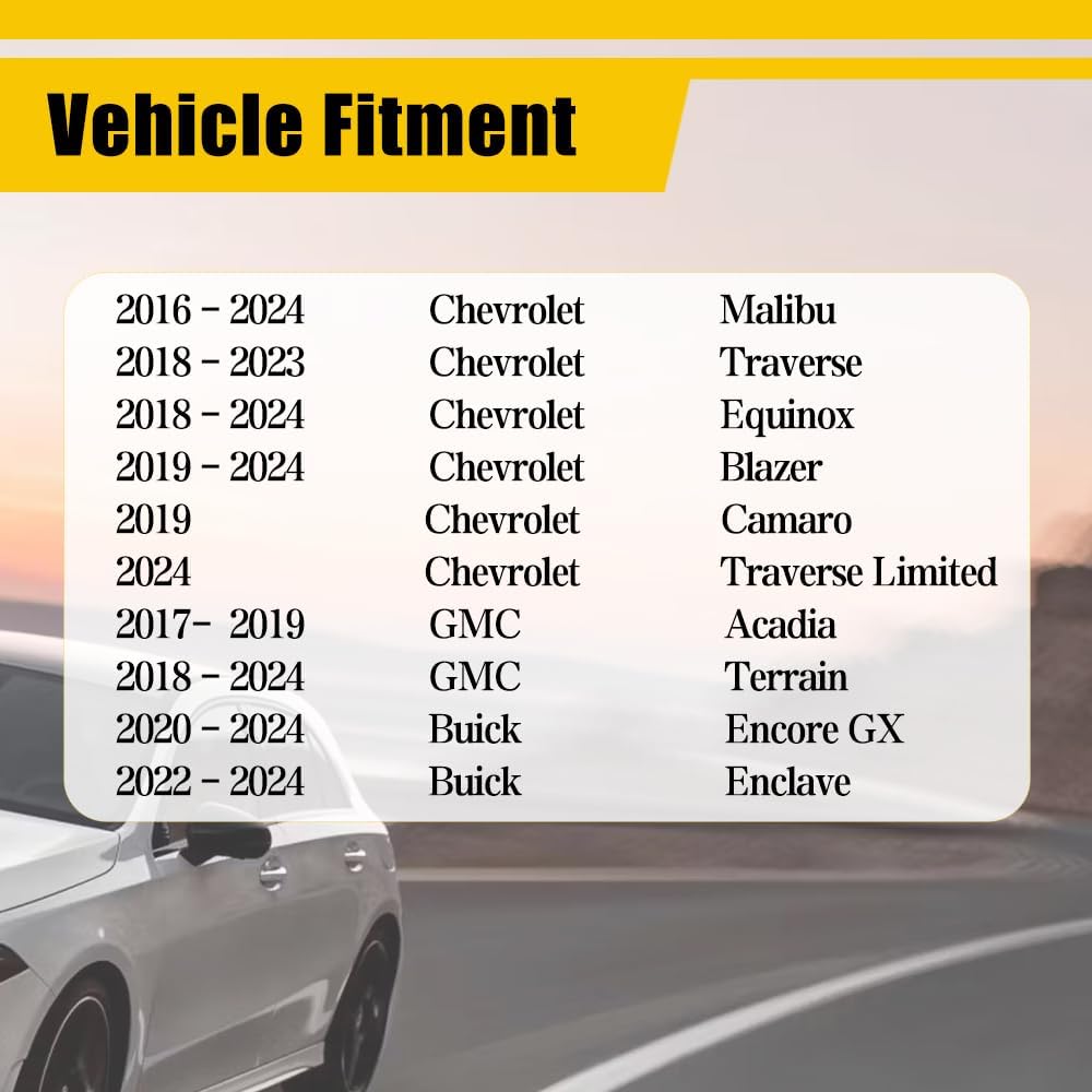 Power Window Switch Driver Side Compatible with Chevrolet Malibu 16-24,for Traverse & Equinox 18-24,for GMC Terrain 18-24 Power Window Master Switch