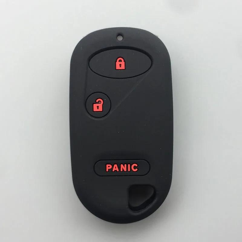 SILICONE rubber CAR KEY COVER CASE For Honda Civic Element Accord CR-V 3 button key