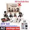 3D Beaded Gnome DIY Beading Craft Material Kit Set DIY Cute Animal Dwarf Bead Craft Set NO/with Box (Not a Finished Product)