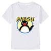 Pingu Children's Cartoon T-Shirt Cotton 2-12 Years Kids Tees Cute Boys Girls Tops O-Neck Anime Print Short Sleeve Summer Toddler