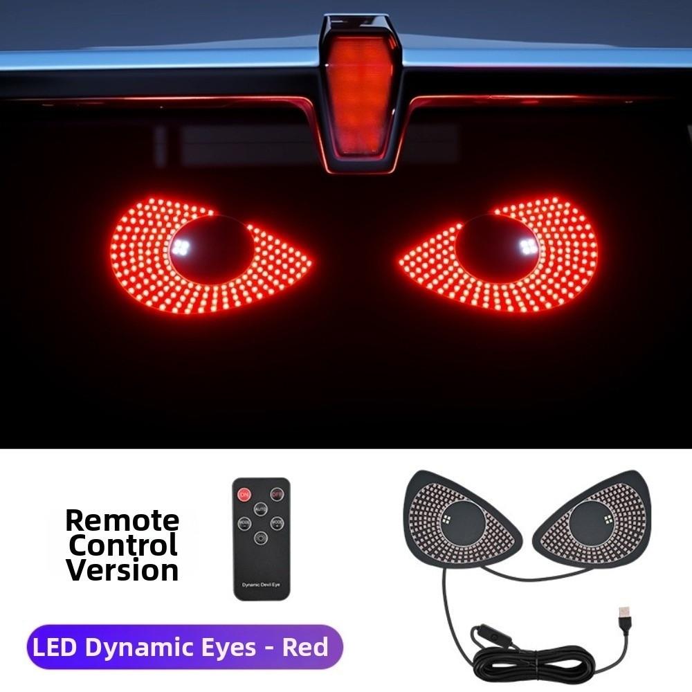 LED Devil Eyes Light USB Powered Windshield Glow Light New Car Atmosphere Light for Car Windshield A