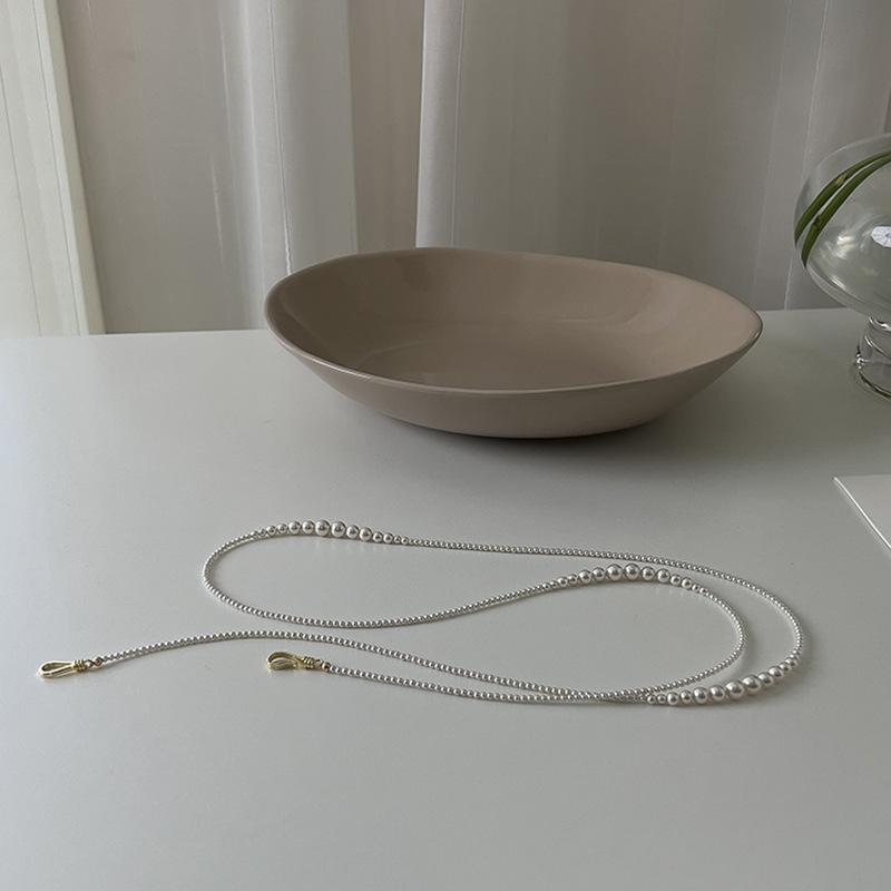 French Long Pearl Necklace Fashionable Retro Light Luxury Collarbone Chain Personalized High Sense Versatile New Item Jewelry