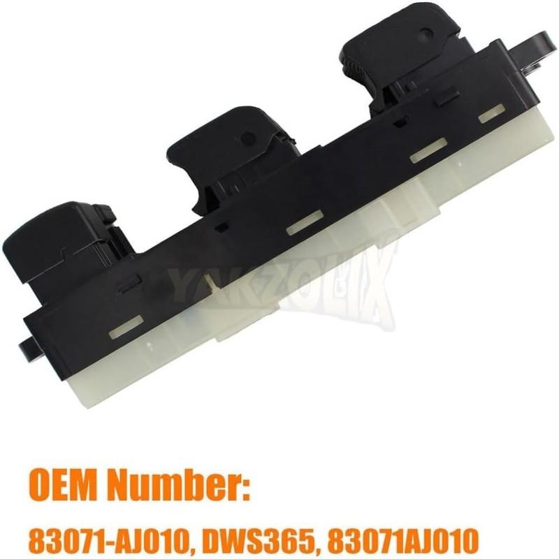 For 2010 2011 2012 Subaru Outback Legacy Master Window Switch Front Left Driver Side Lifter Button 83071-AJ010 DWS365 83071AJ010