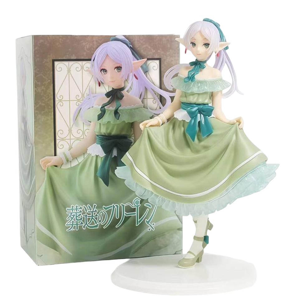 20 cm Beyond Journey's End Anime Figure Frieren  Full Dress Ver. PVC Action Figure Model Collectible Ornament Kids Christmas Toy