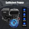 Black 420CC 4-Stroke 15HP Gasoline Motor Engine Single Cylinder Motor Air Cooling System