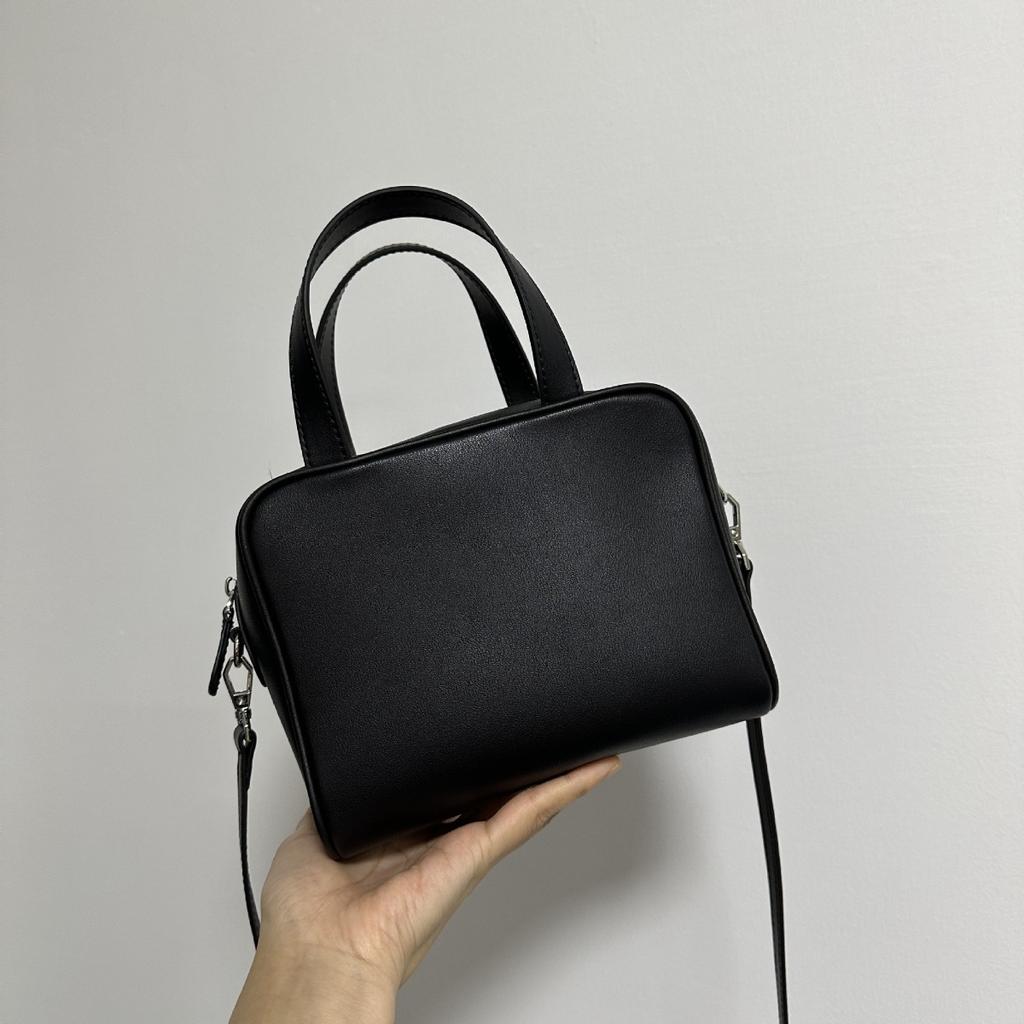 TR same Ray small square bag, leather simple portable shoulder messenger bag, tofu bag, hand carry camera bag, tote bag