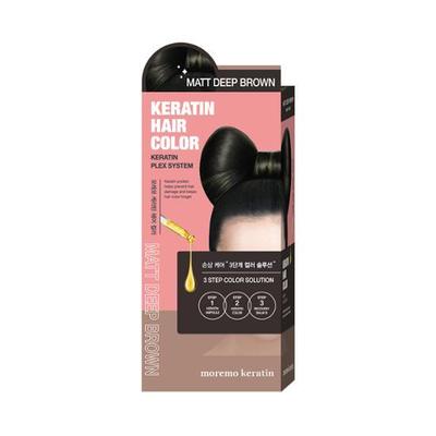 Keratin Damage-Free Hair Color Matte Deep Brown (Dye)