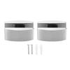 2pcs Stainless Steel Door Bottom Guides Stable Shower Sliding Door Swing Stoppers for Bedroom Kitchen Doors