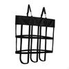 Equine Stable Holder Horse Stall Classic Fan Bag Net Storage Lightweight Web Black Adjustable Straps