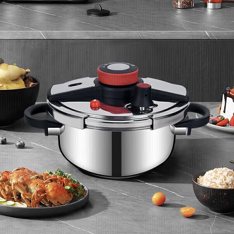 Double Happiness Kushang 4L Clamp-Type Pressure Cooker, 22CM