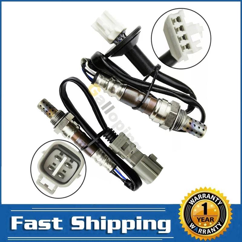 

2x Downstream O2 Oxygen Sensor 2 Bank 1 2 for Toyota Sienna 2004 2005 2006 3.3L 2007 2008 2009 2010 3.5L Rear Left Right 4 Wires