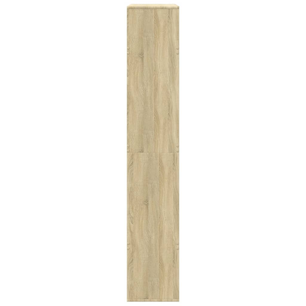Vidaxl Regał, Dąb Sonoma, 100X33X187,5 Cm, Materiał Drewnopochodny