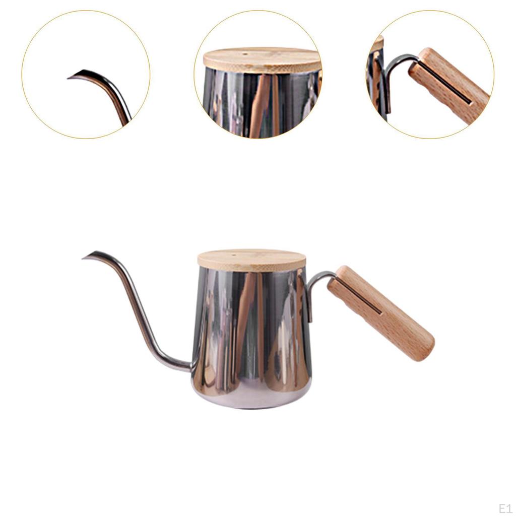 250ml Verbrühschutz Kleine Schwanenhals-Kaffeekanne für Handaufguss und Tee