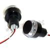 WAIWAIGOODS Motorcycle LED Bar End Turn Signal Position Light 2 Colors Luminous General Purpose Custom Parts Set of 2