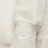 Nike Loose Fit Color Block Mock Layer Long Sleeve Sweatshirt Women sweatshirt White FB8318-104