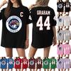 Women Casual Short Sleeve T Shirt Letter Print Loose Fit Crew Neck Tee Top Comfortable Lightweight Soft Fabric Summer Wear