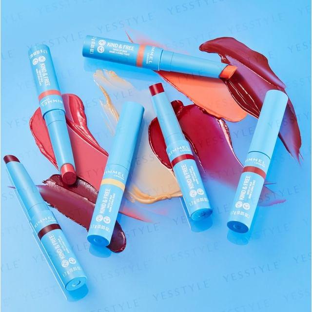 RIMMEL LONDON - Kind & Free Tinted Lip Balms 004 Hibiscus Blaze