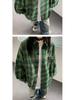 Women's Plaid Long Sleeve Shirt - Casual, Loose-Fit Top for Autumn and Spring