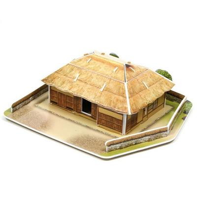 Cracker Plus Koreas traditionelles Haus Elsterlochhaus dreidimensionales Puzzle CR0839 Koreanisches stereoskopisches Puzzle