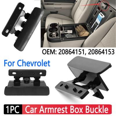 Center Console Armrest Box Buckle ABS Lock Covers Center Armrest Lid Usage for Chevrolet GMC Silverado Sierra Tahoe Yukon 07-14