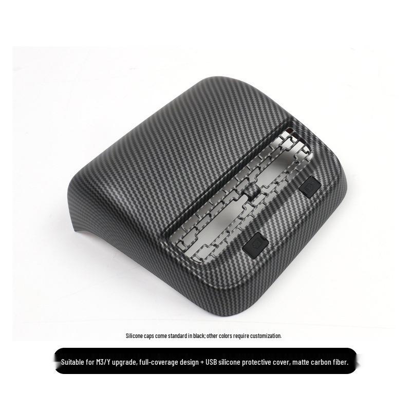 Tesla Model Y/3 Rear Air Vent Protector Anti-Kick Cover Interior Accessory