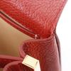 DELVAUX Mutan Shoulder Bag Outlet Red Calfskin Women Used
