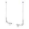 Boat Trailer Guides, 775 Mm/1205 Mm Height Guide Poles, 2PCS High-Hardness Steel Trailer Guide-Ons, Adjustable Guide Poles with PVC Pipes, for Ski
