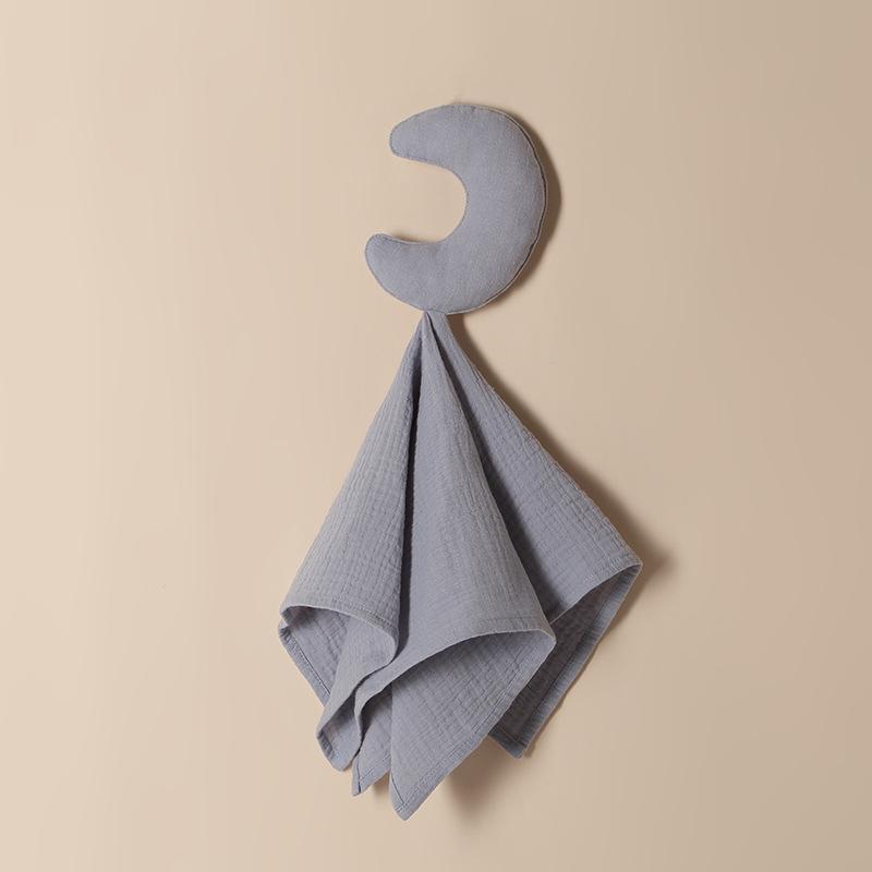 Baby Teething Comforter Puppet: Cotton Star & Moon Sleep Aid