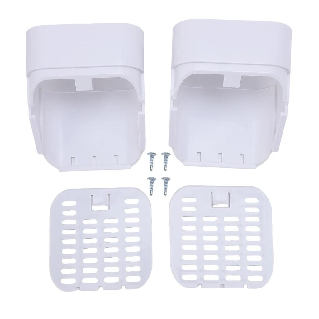 2x3 Inch Type A Gutter Downspout Extension Accessory Downspout Outlet Filter and Leaf Guard for Residential