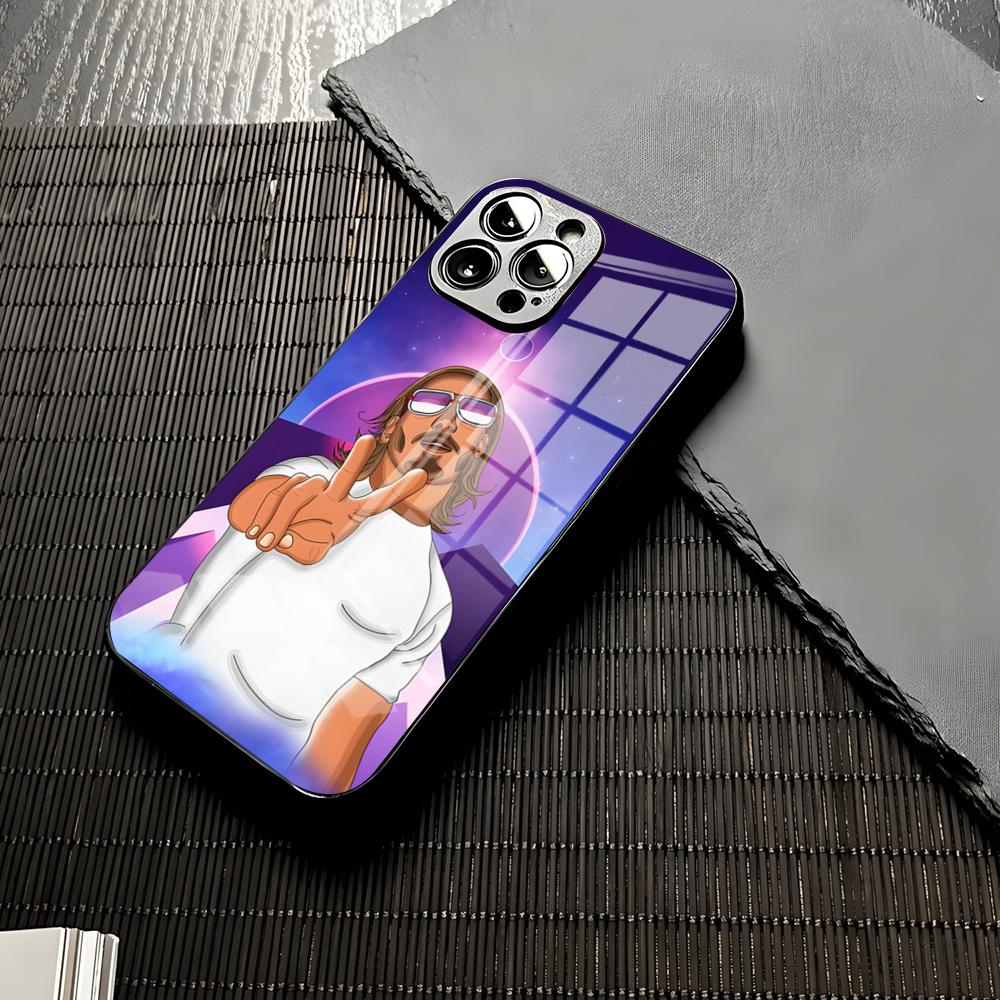 PNL QLF Rapper Singer Phone Case For Iphone 16 15 13 12 14 11 Buy Pro Max Mini X Xr Xs 8 7 Puls 6 Glass Funda Cover