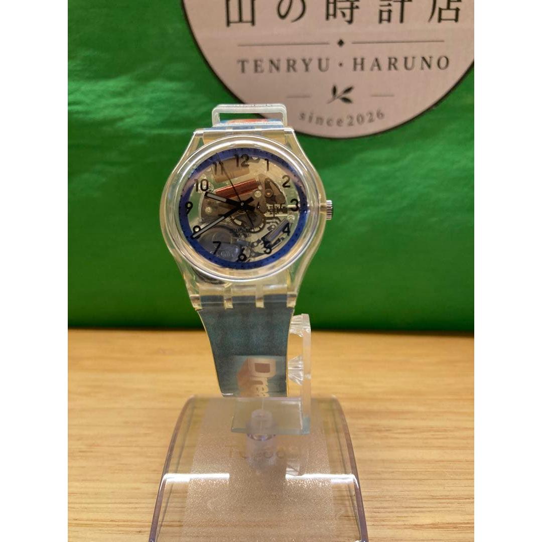 Used Swatch x Astro Boy Quartz Watch Skeleton Rubber Belt