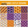 Classic Halloween Elements Stickers 12 Sheets Scrapbook Paper Set 6x6in Double-Sided Craft
