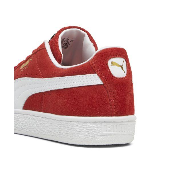 Puma Suede Classic For All Time Red Men Sneakers White 399781-02