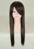 Wig Cosplay Full Wig Long Wig Straight Brown Brown Hair Natural Smooth Heat Resistant Wig Wig with Net [Fujitatsu] Semi-long LML60-M2
