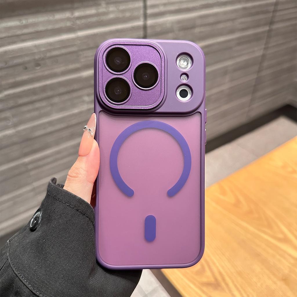 Luxury Shockproof Armor For Magsafe Case for iPhone 17 Air 16 15 14Plus 13 12 11 Pro Magnetic Wireless Charge Clear Matte Cover