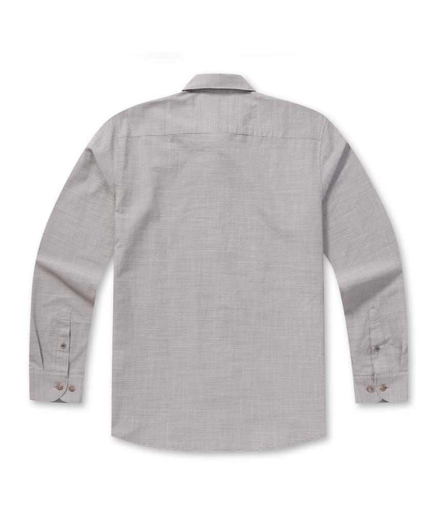 BRENTWOOD Bamboo Micro Gingham Casual Shirt Brsam25441Bex