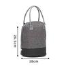 New Large Capacity Cylinder Lunch Bag Women Thermal Insulated Lunch Box Tote Cooler Handbag Men Portable Waterproof Bento Pouch