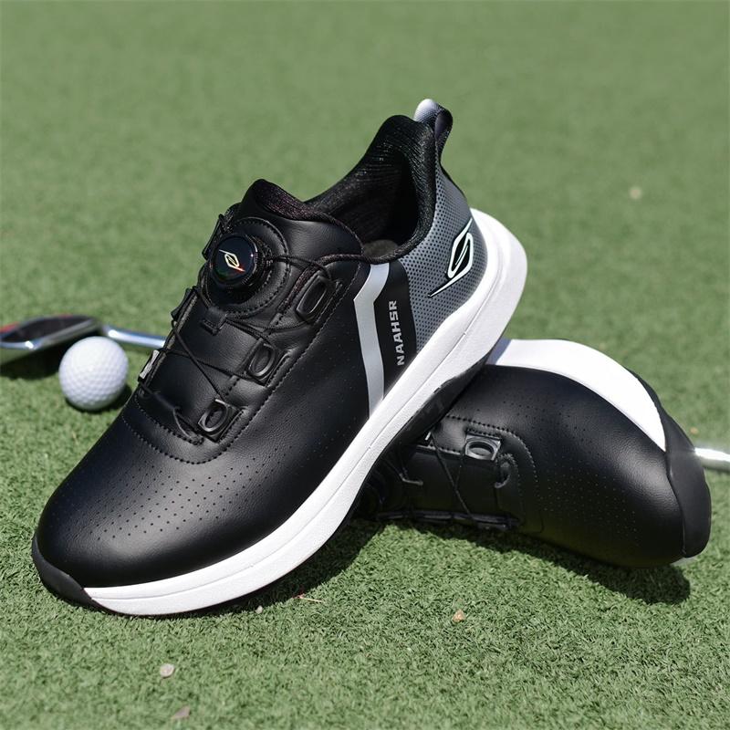 2026 Autumn New Men Golf Sneakers breathable Golfer Footwear Quick Lacing Golf Training Shoes Wear-Resisting Outdoor Sneakers