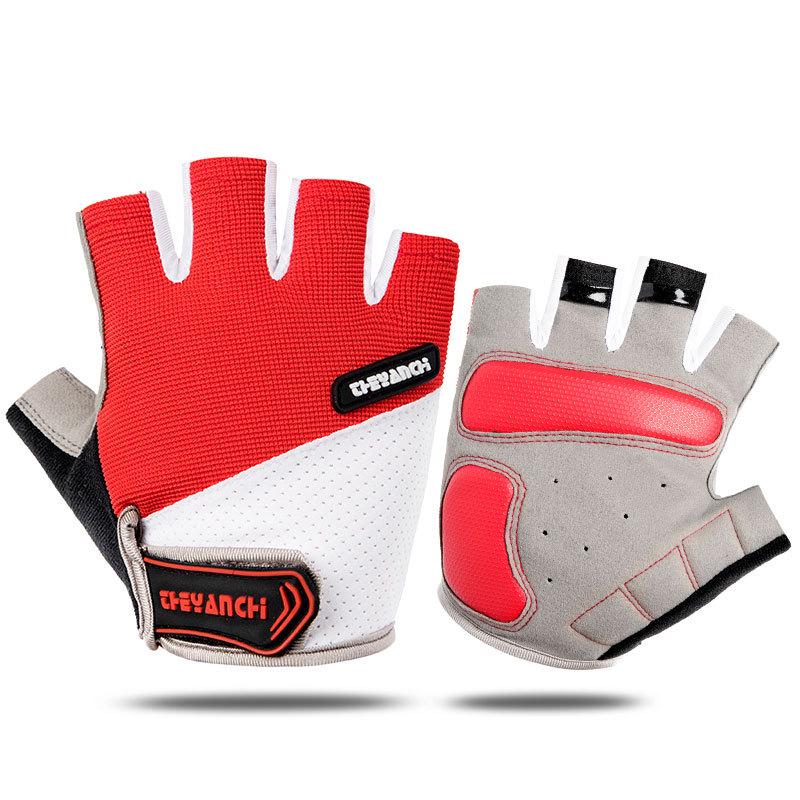 Half Finger Gym Training Gloves Fitness Weight Lifting Men Women Summer Cycling MTB Bike Motorcycle Gloves Shockproof GEL Pad