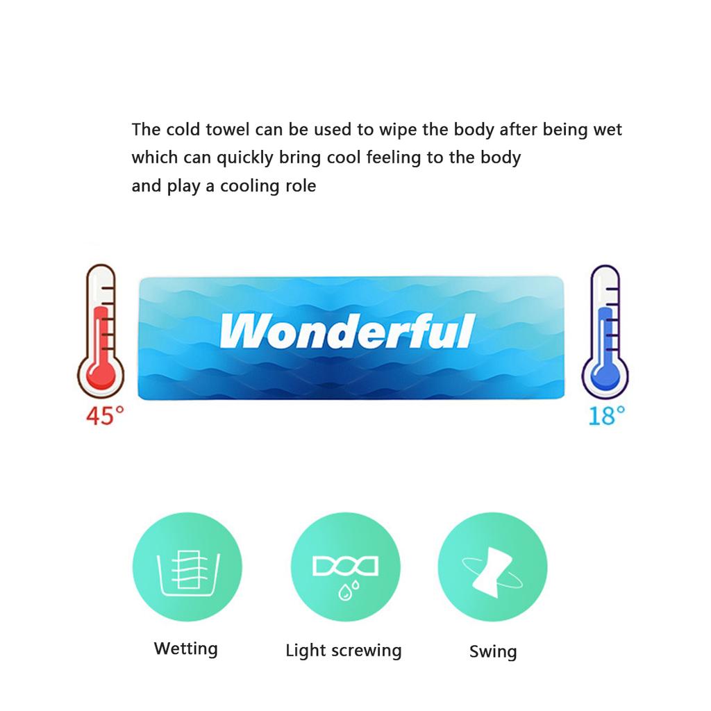 1Pc Quick Drying Towel Breathe Cold-feeling Towel Sweat-absorbent Towel For Sports Fitness Running Gym Yoga Soft Microfiber Towe