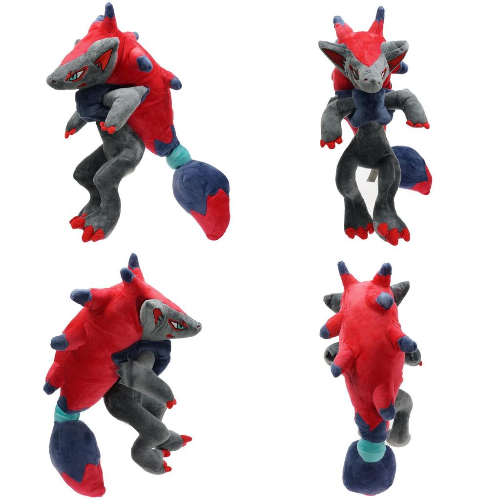 Pokemon Zoroark Plüschtier mit kurzem Flor für Sammler und Kinder
