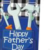 Double Sided Banner Happy Father's Day Garden Flag Houses Wall Welcome Yard Dad Gift for Lover