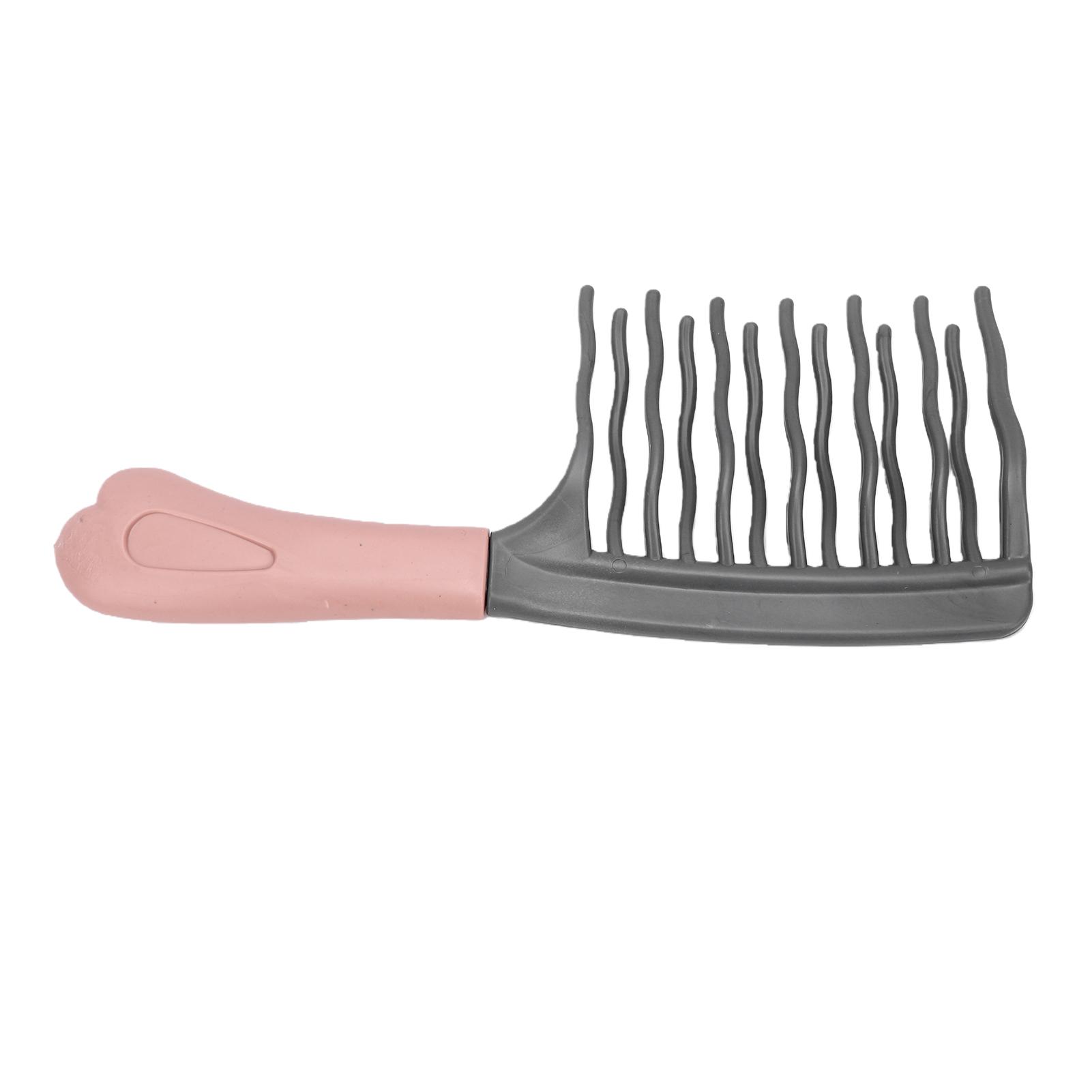 

Wide Tooth Comb for Curls Detangling Comb with Double Row Wavy Tooth for Women Girl Men