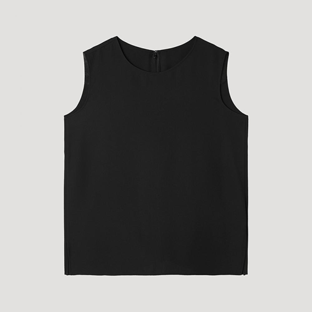 

[She S miSS] Round Neck SleeveleSS blouSe Swwblp22020 Bk blacks/66