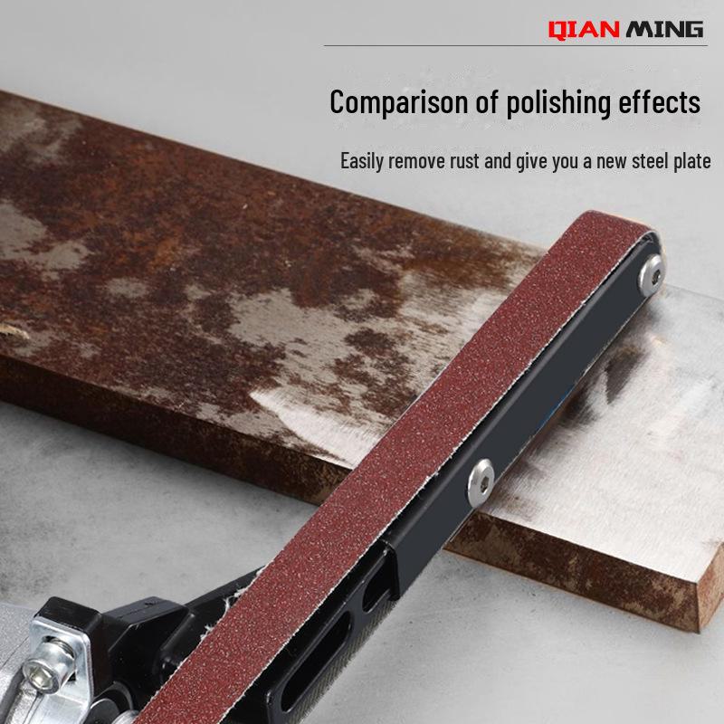 1Pc Woodworking Angle Grinder Attachment for Sanding, Grinding, Rust Removal, Polishing, and Sharpening with Sanding Belt Conversion Bracket.