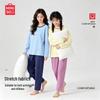 MINISO Kids Thermal Underwear Set - Cozy Brushed Cotton Base Layer