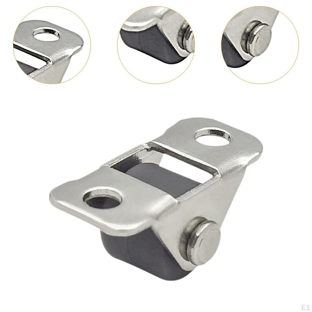 4 Pieces Rubber Casters, Silent Small Wheel Castor, Sliding Pulley for Workbench Chairs