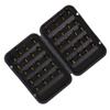 40 Pcs Fly Fishing Lure Kit Lifelike Bright Color Hand Woven Professional Fly Fishing Baits with Waterproof Tackle Box
