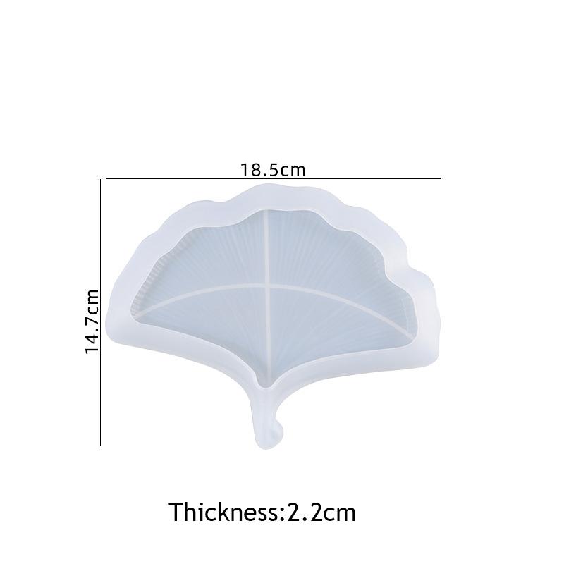 Leaf Shape Tray Mould Silicone Resin Epoxy Mold Jewerly Storage Dish Plate Concrete Mold Handicraft Making Tool Home Decoration