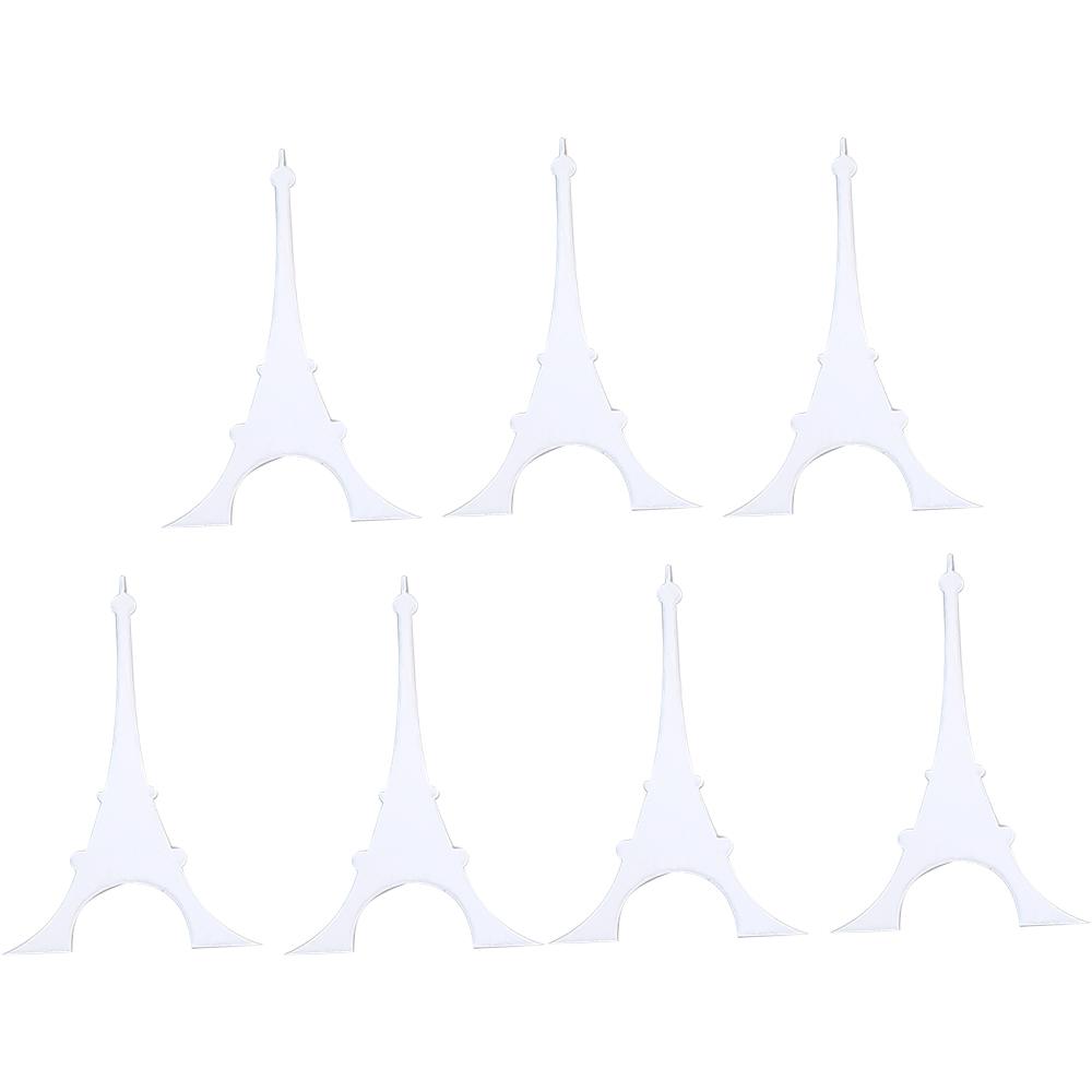 12 Pezzi Adesivi Murali Adesivi Torre Eiffel Decalcomanie Rimovibili Decorazione Acrilica Moderna Cartone Animato Bambini Articoli per la Casa